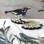 Bridget Farmer | Standing Bird Ornament | New Holland Honeyeater Bridget Farmer | Standing Bird Ornament | New Holland Honeyeater